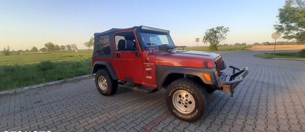 Jeep Wrangler cena 52000 przebieg: 220000, rok produkcji 1998 z Gniezno małe 211